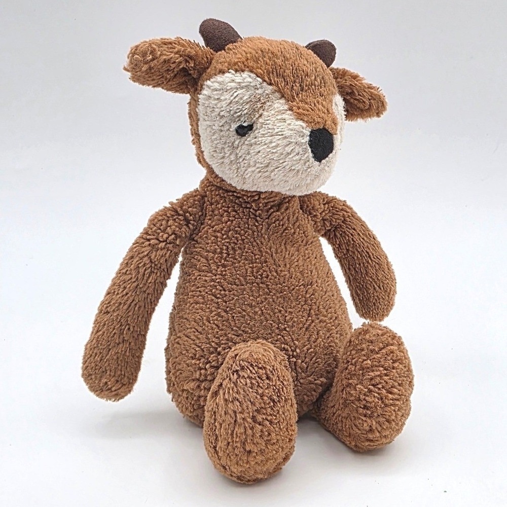 Jellycat Bashful Fawn Brown Tan Soft Plush Stuffed Animal Small 8" Retired HTF